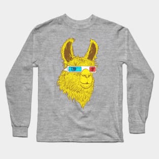 Yellow Llama Long Sleeve T-Shirt